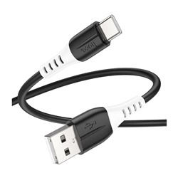 Кабель USB - Type-C Hoco X82 (повр.уп)  100см 3A  (black)