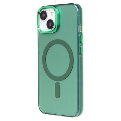 Чехол-накладка - SM025 SafeMag для "Apple iPhone 14/iPhone 13" (green) (232109)