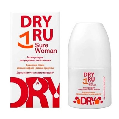 Dry Ru Sure Woman Антиперспирант для уверенных в себе женщин 50 мл