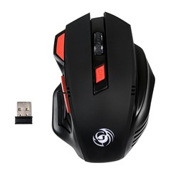 Мышь оптическая беспроводная Dialog Gan-Kata MRGK-14UR RF игровая (black/red)