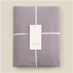 Простыня SL Home Cotton 245*260 см, цв.серый, 100% жатый хлопок