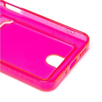 Чехол-накладка - SC336 с картхолдером для "Xiaomi Poco C65" (pink)