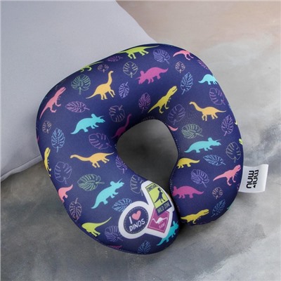 Подушка детская для путешествий антистресс «Динозаврики»