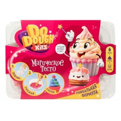 Набор для создания игрушки "DO DOUGH kits" "Пирожное" из сухого теста для лепки DD002 Фабрика игрушек