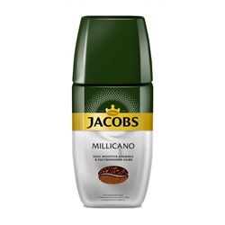 Кофе Jacobs Millicano натур.растворимый сублим.с доб.молотого,стекло,160г