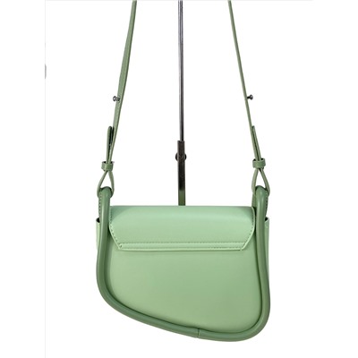 Женская сумка из искусственной кожи цвет светло зеленый