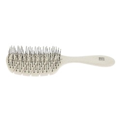 Dewal Beauty Щетка для волос продувная с нейлоновым штифтом / Eco-Friendly DBEF1-Beige, листик, бежевый