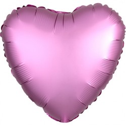 В0383-3 Шар фольга сердце розов46см