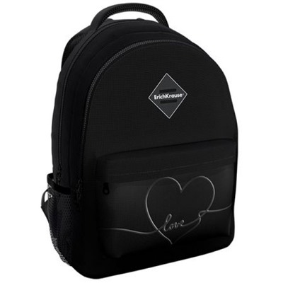 Рюкзак школьный "ErgoLine. Black Heart" 20L 44х33х22 см 60313 ErichKrause