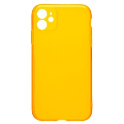 Чехол-накладка - SC344 для "Apple iPhone 11" (transparent/orange) (232062)