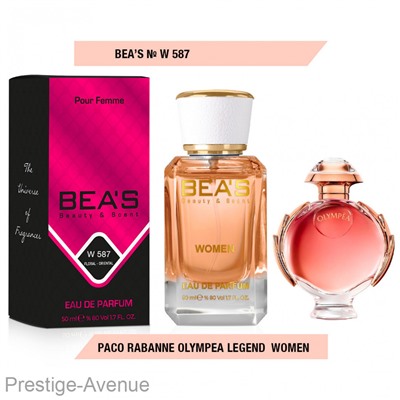 Парфюм Beas 50 ml W 587 Paco Rabanne Olympea Legend for women