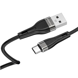 Кабель USB - Type-C Borofone BX46  100см 3A  (black)