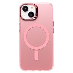 Чехол-накладка - SM025 SafeMag для "Apple iPhone 14/iPhone 13" (pink) (232107)