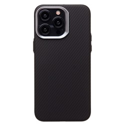 Чехол-накладка - SM028 SafeMag Carbon для "Apple iPhone 15 Pro Max" (black) (234709)