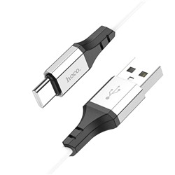 Кабель USB - Type-C Hoco X86 Spear  100см 3A  (white)