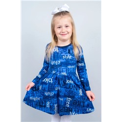Платье для девочки, цвет синий