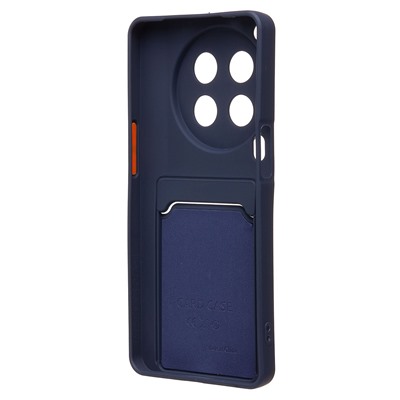 Чехол-накладка - SC337 с картхолдером для "Tecno Camon 30 Premier 5G" (dark blue) (231120)