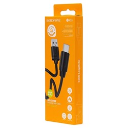 Кабель USB - Type-C Borofone BX55  100см 3A  (black)