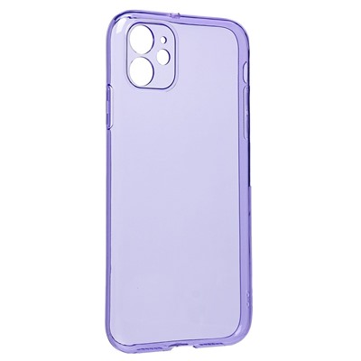 Чехол-накладка - SC344 для "Apple iPhone 11" (transparent/violet) (232064)