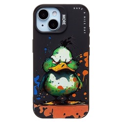 Чехол-накладка - SC335 для "Apple iPhone 15" (утка) (black) (233099)