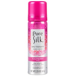 Мини-Пена для бритья Barbasol Pure Silk Raspberry (64г) USA для женщин