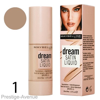 Тональный крем Maybelline Dream Satin Liquid 30ml