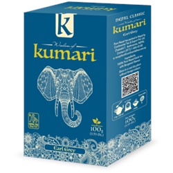 kumari. Earl Grey 100 гр. карт.пачка