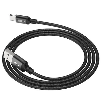 Кабель USB - Type-C Hoco X14 Times Speed (повр. уп)  100см 3A  (black)