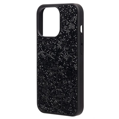 Чехол-накладка - PC071 POSH SHINE для "Apple iPhone 13 Pro" россыпь кристаллов (black)