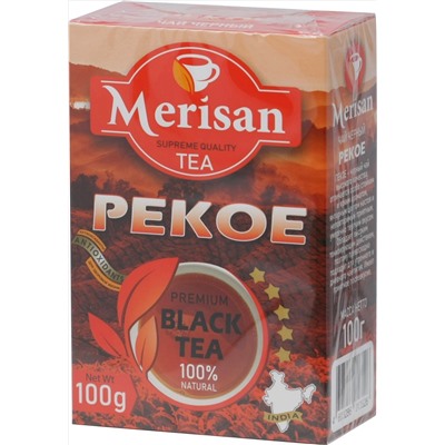 Merisan. Черный. Пеко 100 гр. карт.упаковка