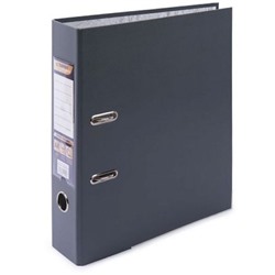 Папка-регистратор 75 мм "Premier" PVC с мет. уголками серый EC10222155 Expert Complete