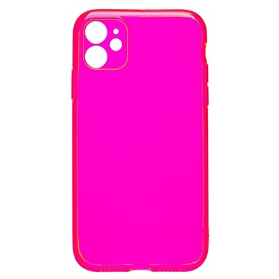 Чехол-накладка - SC344 для "Apple iPhone 11" (transparent/pink) (232063)