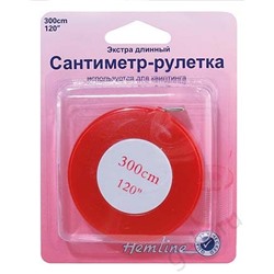 Сантиметр-рулетка 300см. Hemline