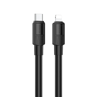 Кабель Type-C - Apple lightning Hoco X84 Solid PD (повр. уп.) 20W 100см 3A  (black)