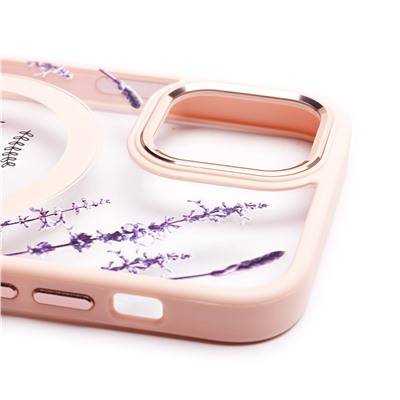 Чехол-накладка - SM015 SafeMag для "Apple iPhone 12/iPhone 12 Pro" (003) (light pink)