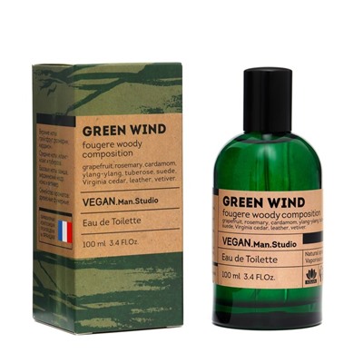 Туалетная вода мужская Vegan Man Studio Green Wind, 100 мл (по мотивам 12.12. Blanc (Lacoste)