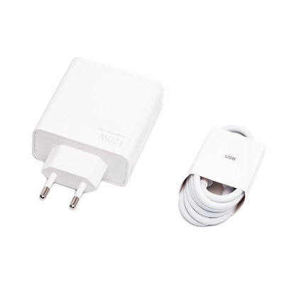 Адаптер Сетевой с кабелем ORG Xiaomi [BHR6034EU] USB 120W (USB/Type-C) (B) (white)