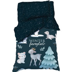 Постельное бельё Этель 1,5 сп "Winter fairytale" 143х215 см, 150х214 см, 50х70 см-1 шт, бязь, 100% хлопок