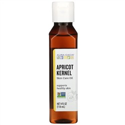 Aura Cacia, Skin Care Oil, Rejuvenating Apricot Kernel, 4 fl oz (118 ml)