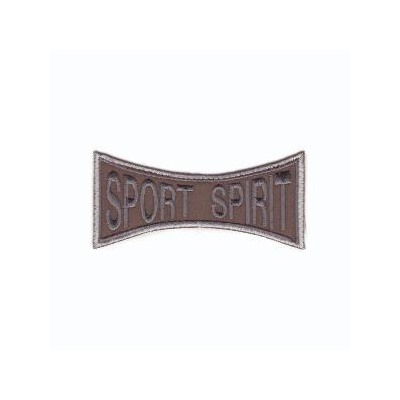 Термонаклейка "Sport spirit" 15561 10шт коричневый 10,1х4,8см