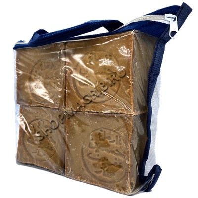 Купить Традиционное лавровое мыло Dakka Kadima 4 шт*200 гр, в сумке с замком