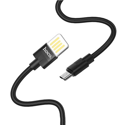 Кабель USB - micro USB Hoco U55 Outstanding  120см 2,4A  (black)