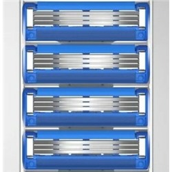 Кассеты для бритвы Dʤɪˈlett МАК-3 Turbo/3D Turbo (4 шт.) , без упаковки (Оригинал)