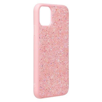 Чехол-накладка - PC071 POSH SHINE для "Apple iPhone 11" россыпь кристаллов (pink) (231576)