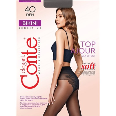 Колготки женские CONTE BIKINI 40