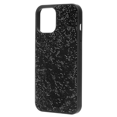 Чехол-накладка - PC071 POSH SHINE для "Apple iPhone 12 Pro Max" россыпь кристаллов (black)