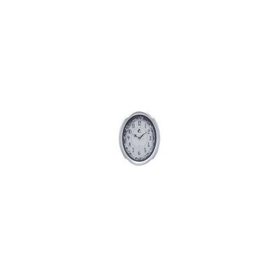 Часы настенные 370х280х52мм, пластик, овал PHOENIX (механизм Германия, лепнина, минеральное стекло)