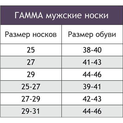 Носки с новогодним рисунком Гамма