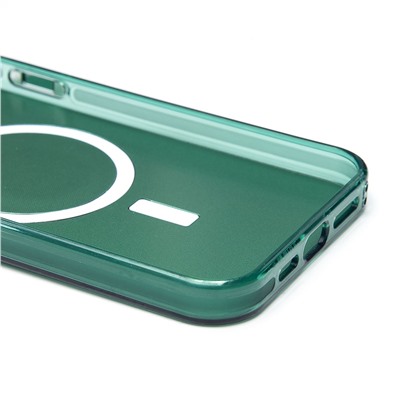 Чехол-накладка - SM025 SafeMag для "Apple iPhone 15 Pro Max" (green) (232079)