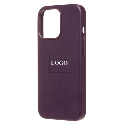 Чехол-накладка ORG SM002 экокожа SafeMag для "Apple iPhone 14 Pro" (mulberry)